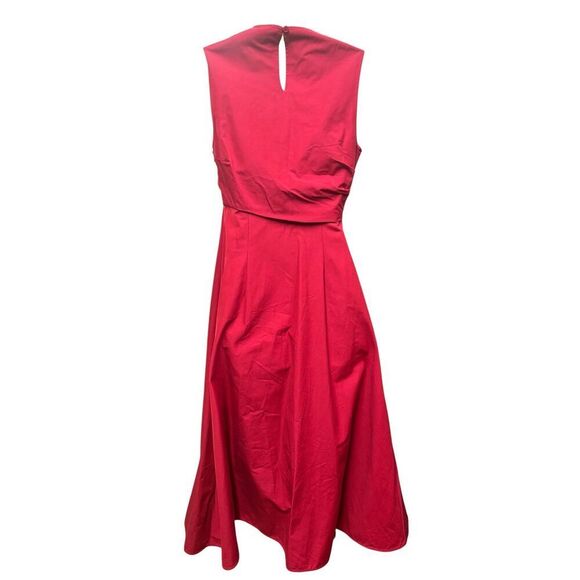 Ulla Johnson Sleeveless Midi Dress in Red NWT Size 0 - Picture 1 of 3